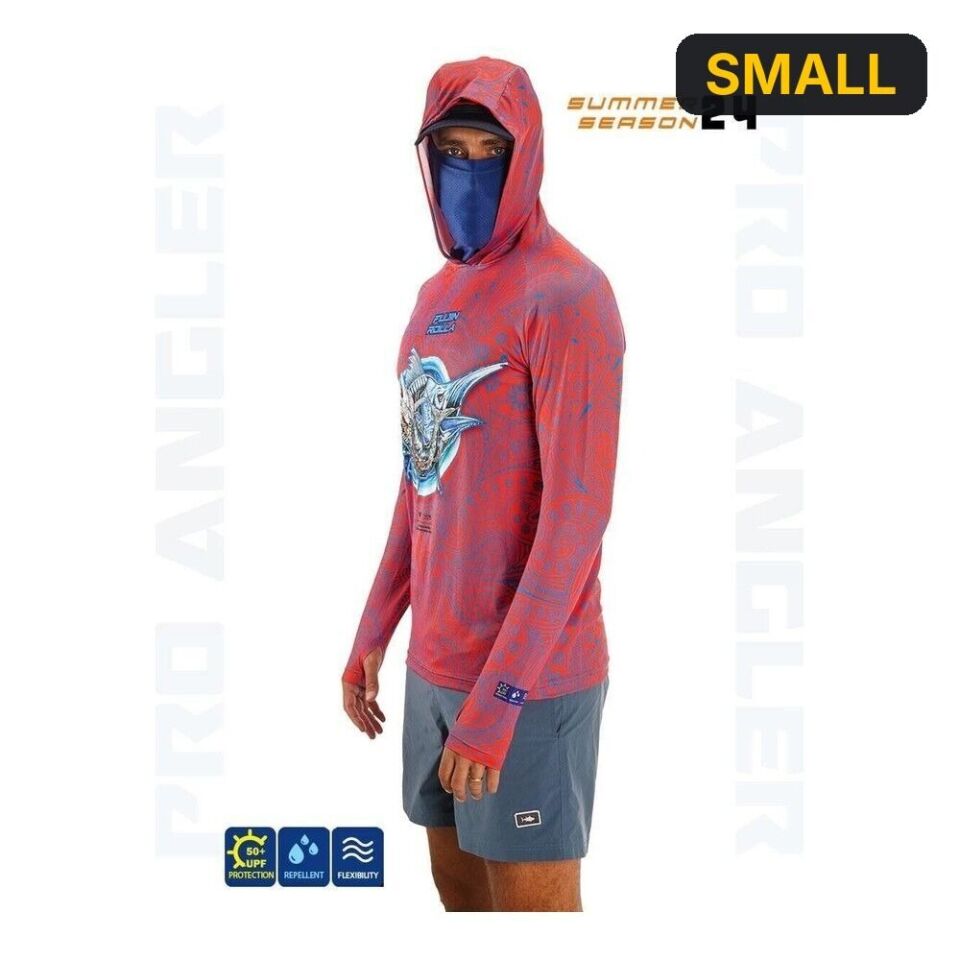 Fujin Rolla S24 Buff&Hoodie Swordfish Red SMALL