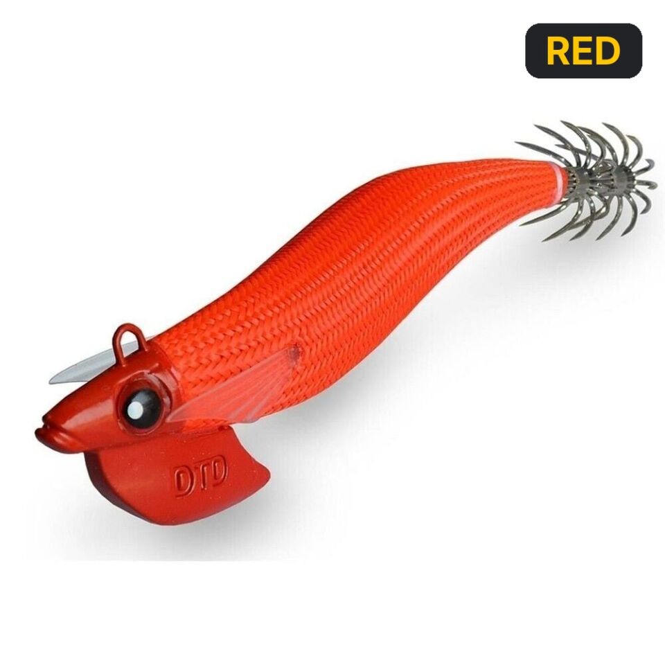 DTD Full Color Egi 3.0 TR Glow Sinking Speed 90 mm 30 gr Kalamar Zokası RED