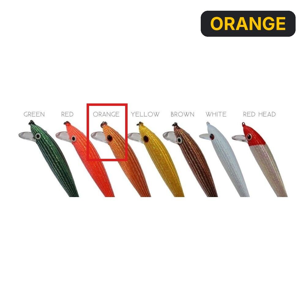DTD Full Flash Glavoc 110 Glow Trolling Speed 110 mm Kalamar Zokası ORANGE