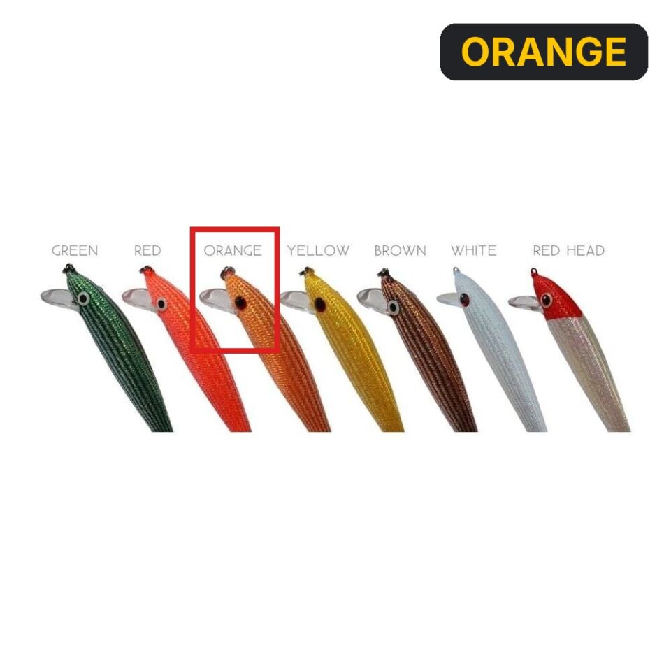 DTD Full Flash Glavoc 110 Glow Trolling Speed 110 mm Kalamar Zokası ORANGE