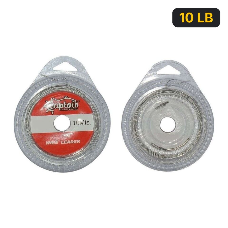 Captain Çelik Tel 10mt Steel Wire Leader 10 LB