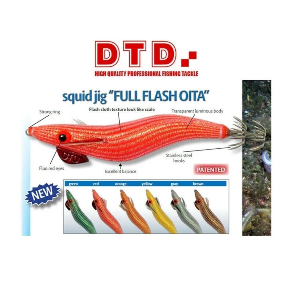 DTD Retro OITA 3.0 Glow Sinking Speed 96 mm 16.2 gr Kalamar Zokası