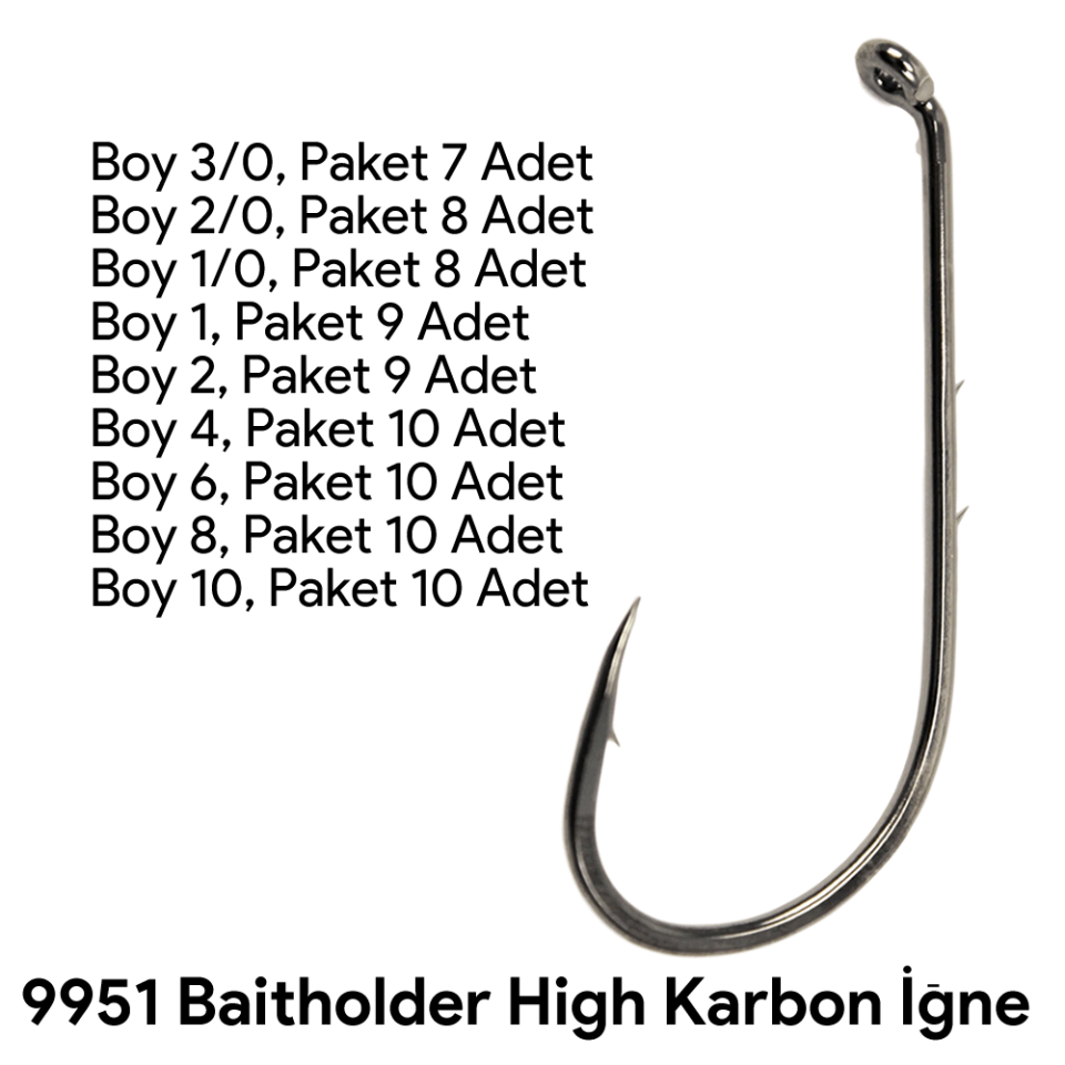 Shogun 9951 Baitholder İğne 10