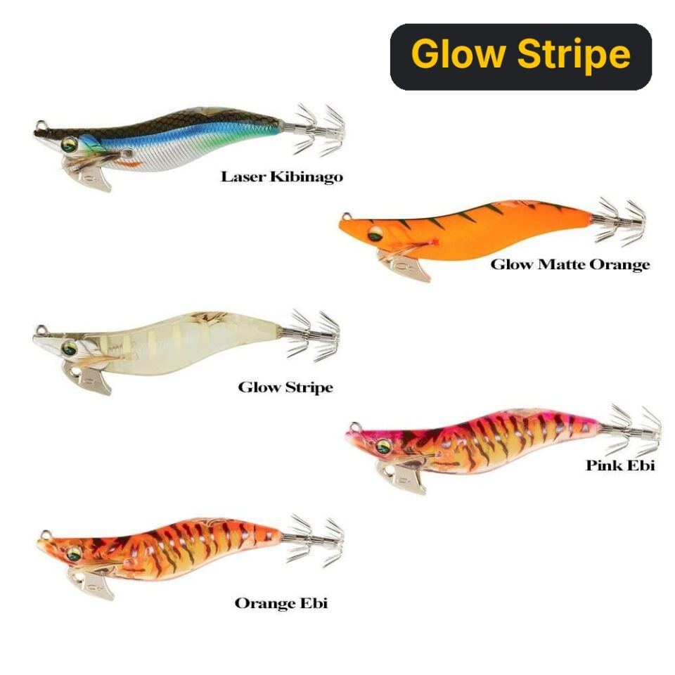 Daiwa Emeraldas Nude 25 Kalamar Zokası Glow Stripe