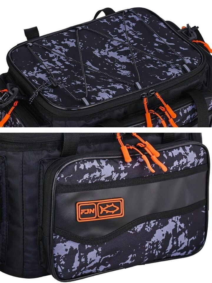 Fujin Black Camo Helper Bag - Balıkçı Çantası