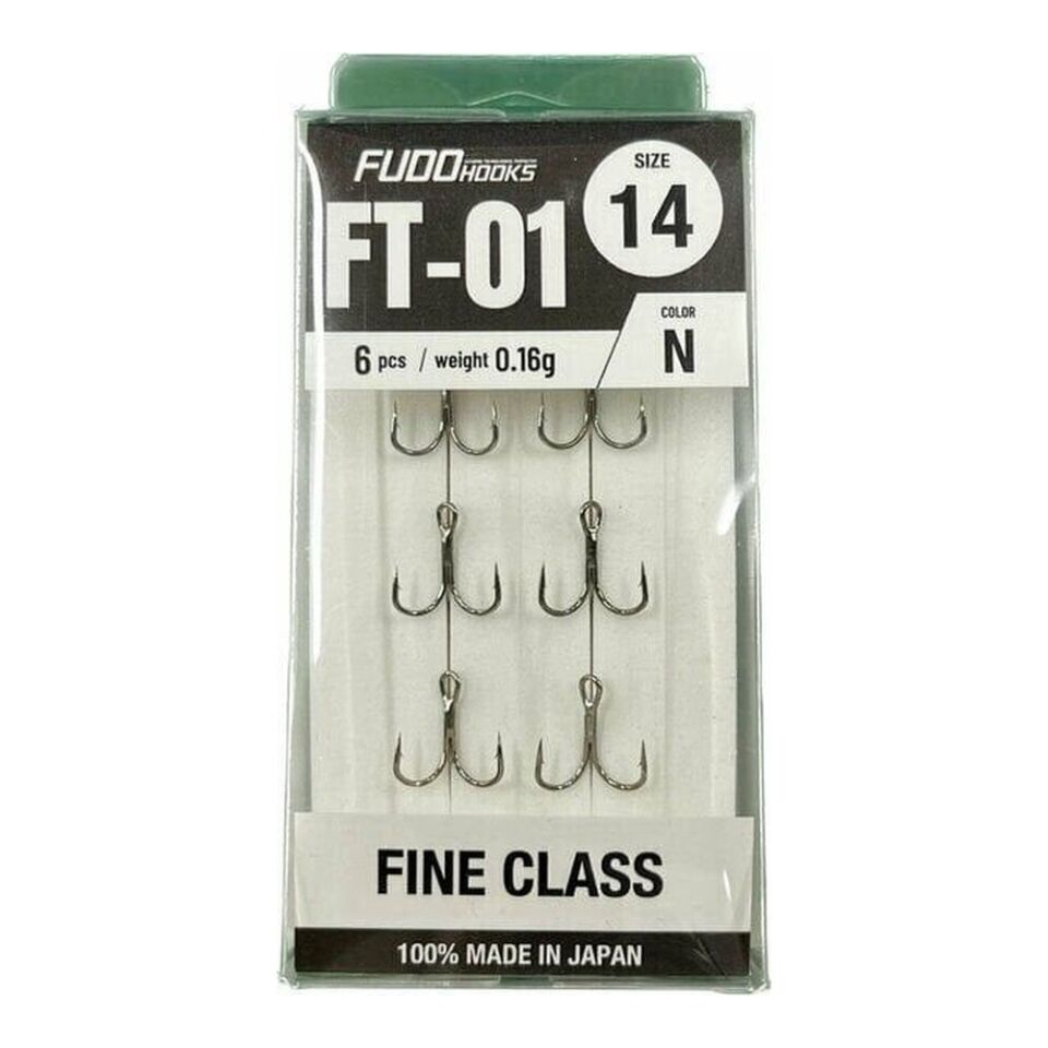 Fudo 2230 Treble Fine Class Nikel 6 Adet Üçlü İğne 12