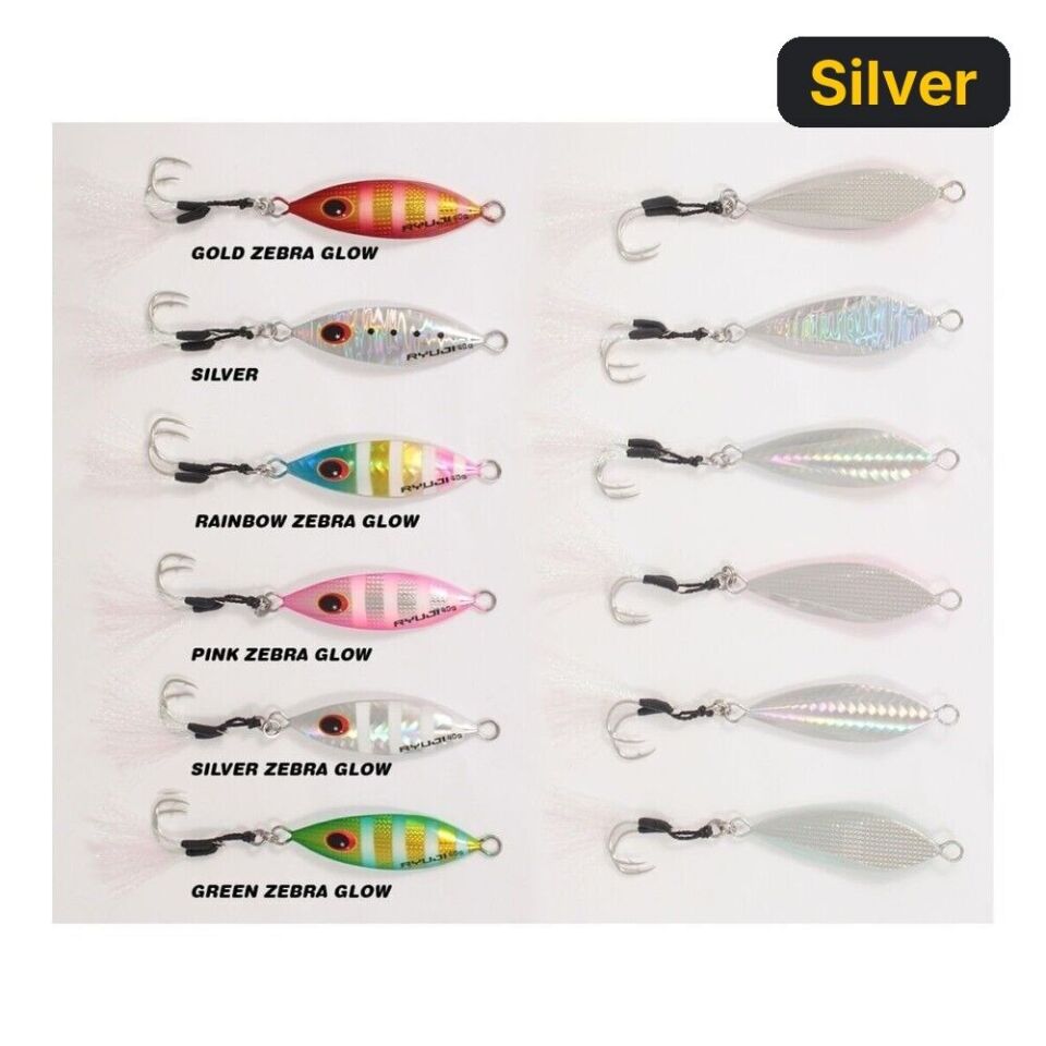 Ryuji Slow King Jig 40Gr Metal Yem Silver