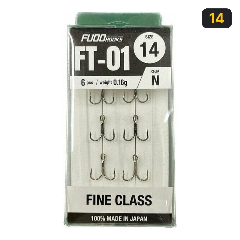 Fudo 2230 Treble Fine Class Nikel 6 Adet Üçlü İğne 14