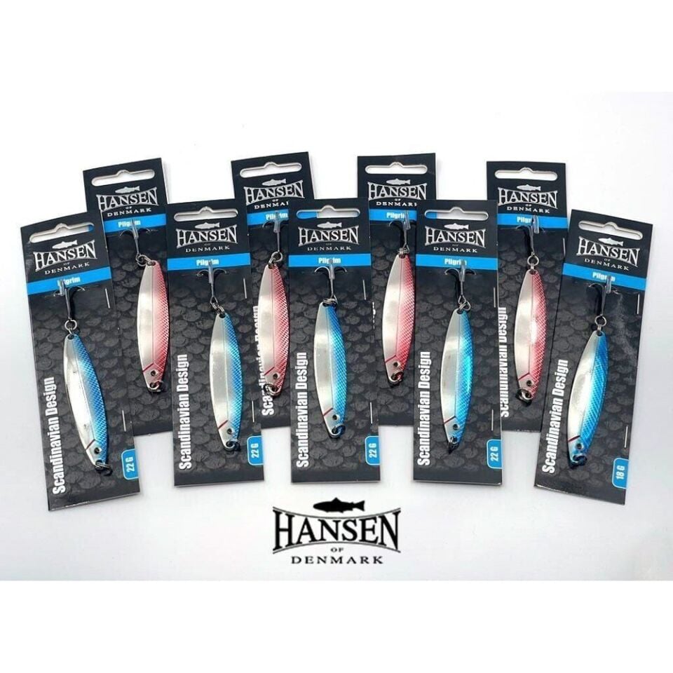 Hansen Pilgrim 7.8cm 22g Kaşık SILVER / BLUE