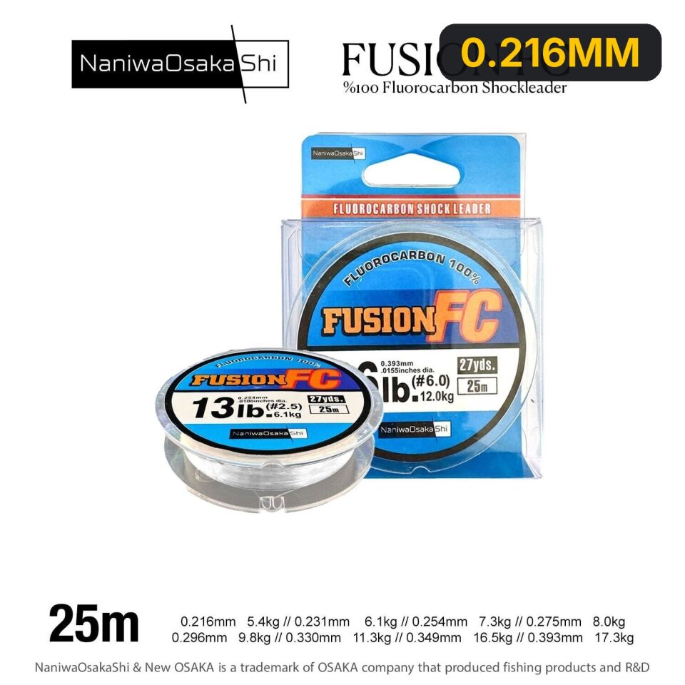 NaniwaOsakaShi Fusion SL 100% FC 25MT 0.216MM