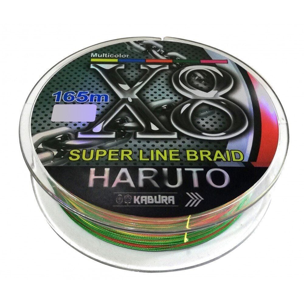 Kabura Haruto Süper Line Braid X8 Multicolor Örgü İp 165MT 0.18MM