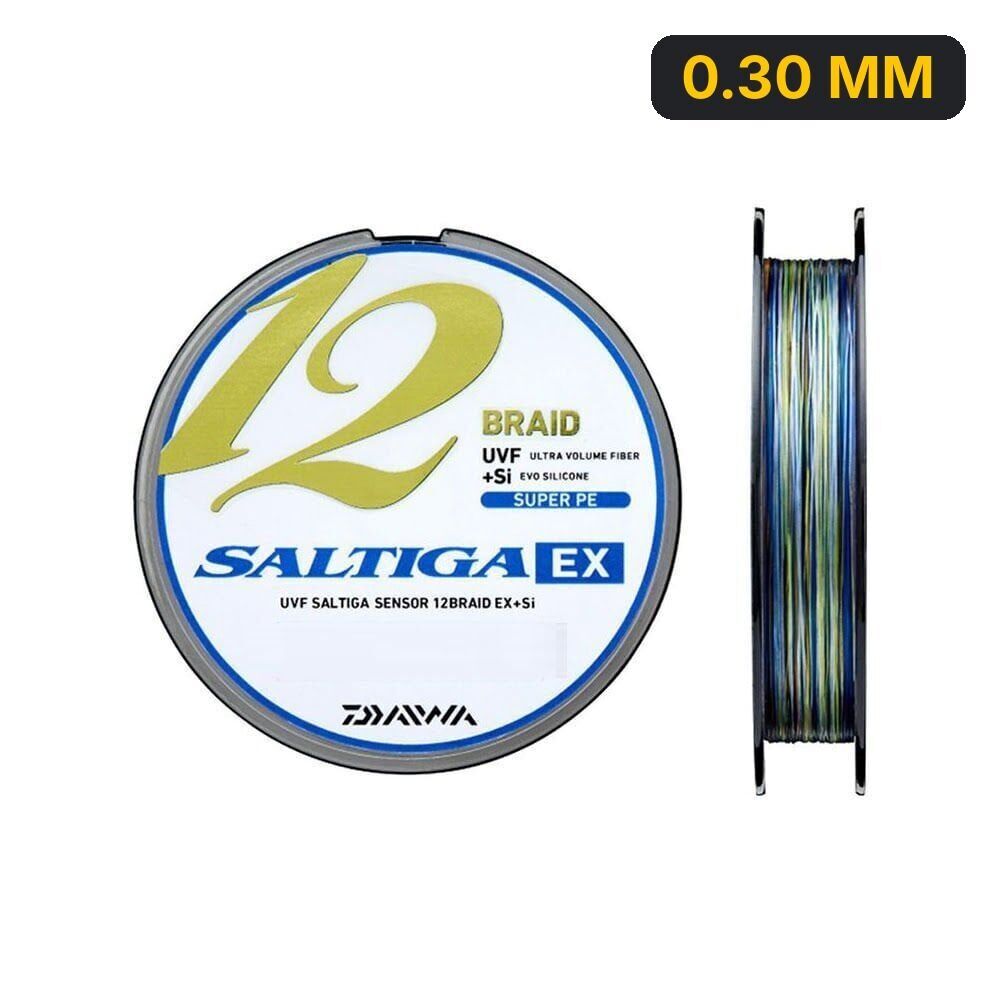 Daiwa Saltiga 12 Braid 300mt Multicolor İp Misina 0.30 MM