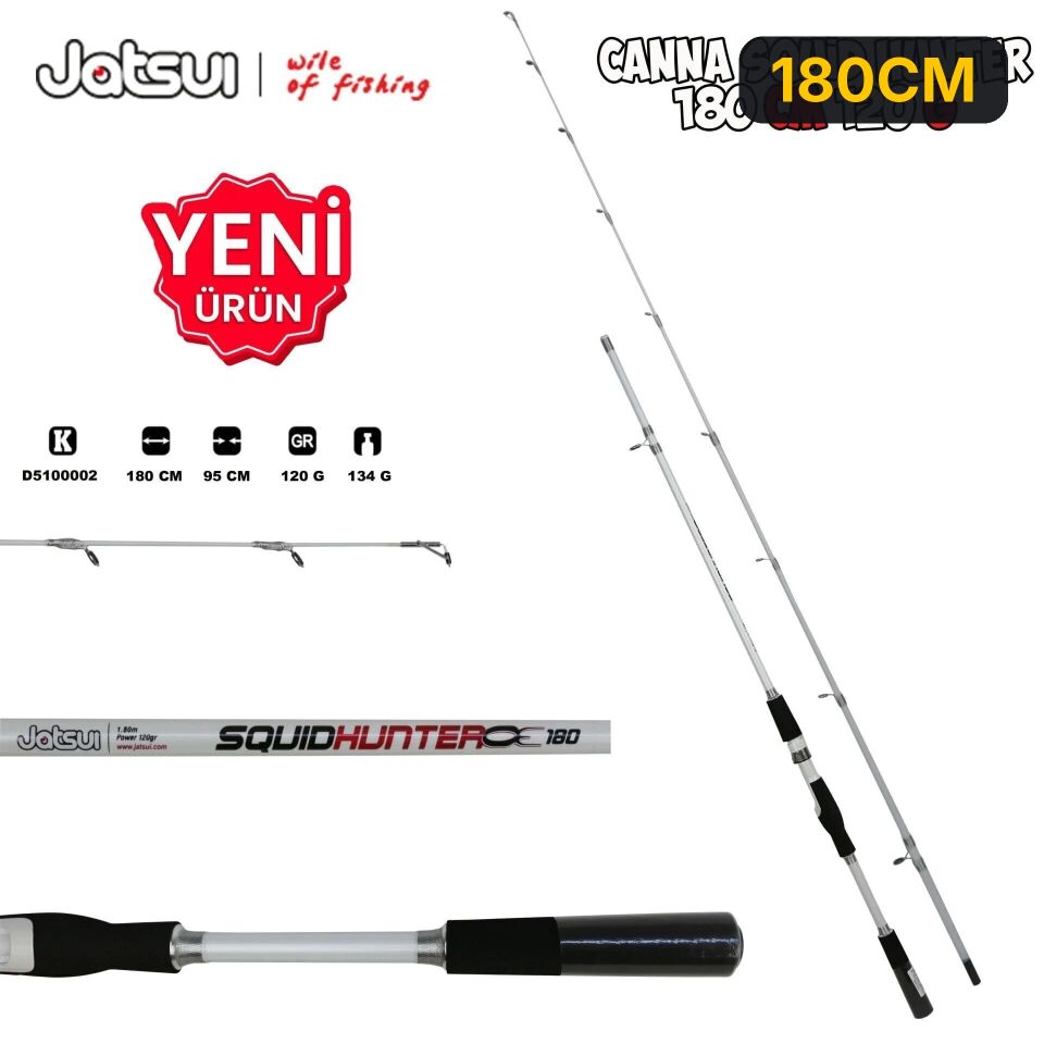 Jatsui Canna Squid Hunter 180CM