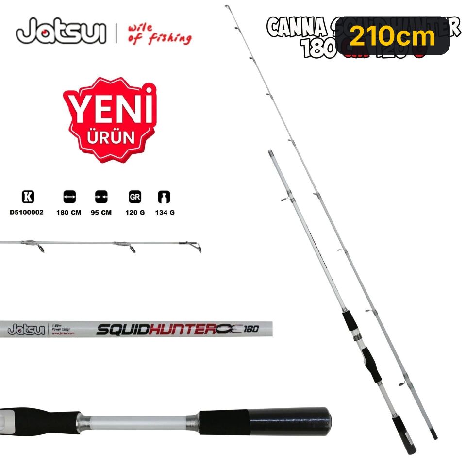 Jatsui Canna Squid Hunter 210cm