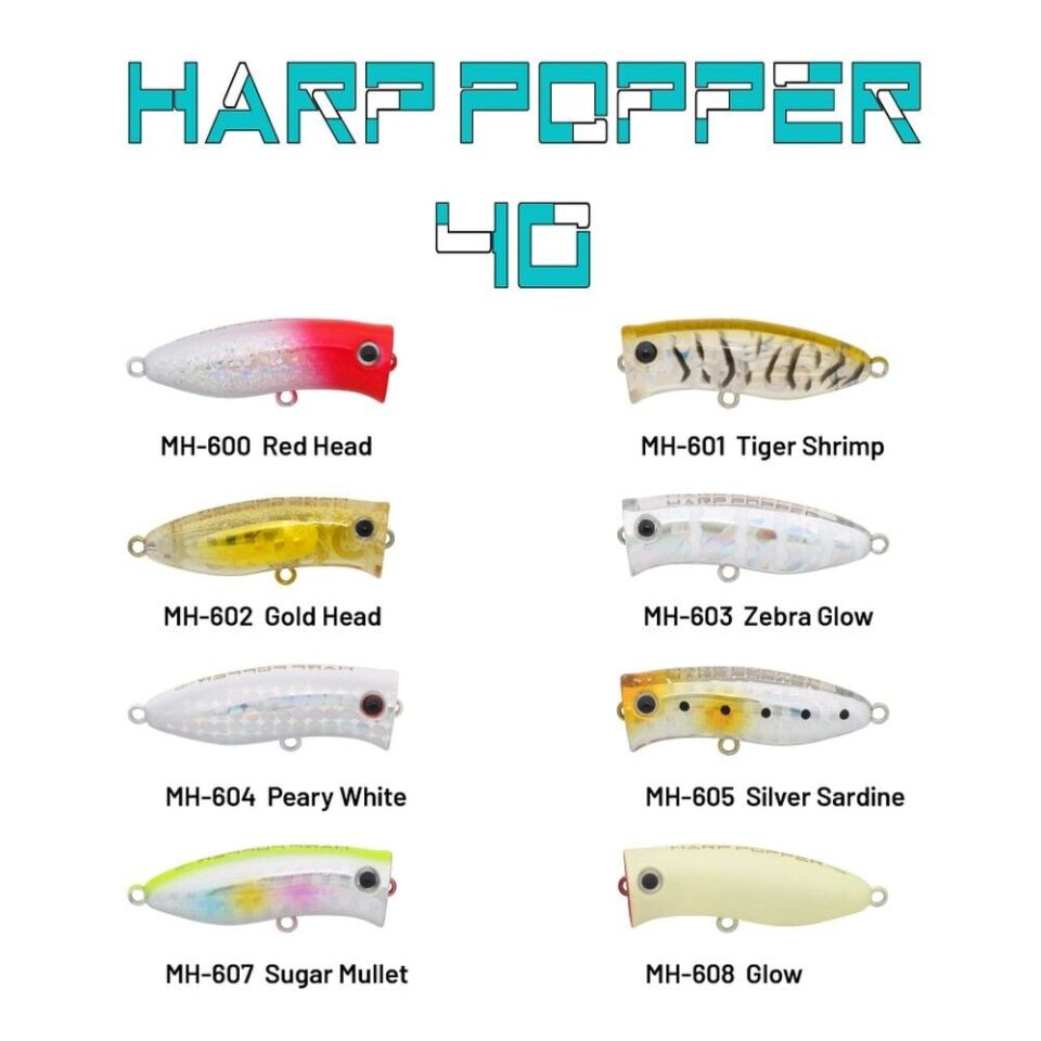 Hanfish Harp Popper 40mm 4gr Su Üstü Maket Yem