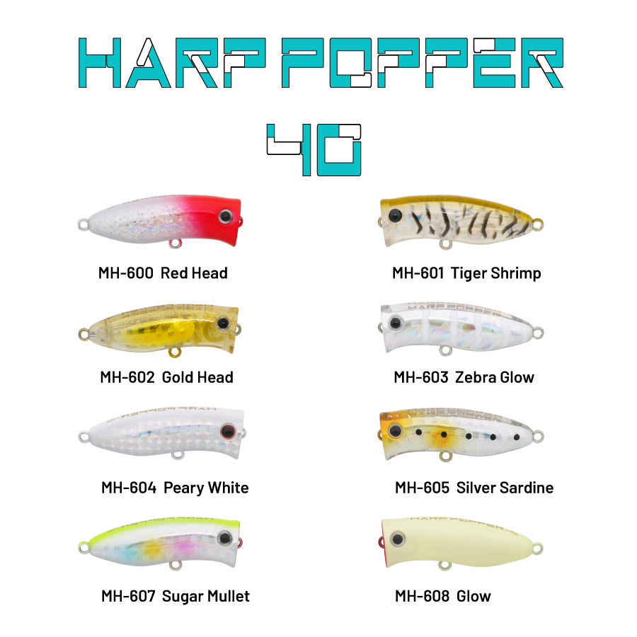 Hanfish Harp Popper 40mm 4gr Su Üstü Maket Yem