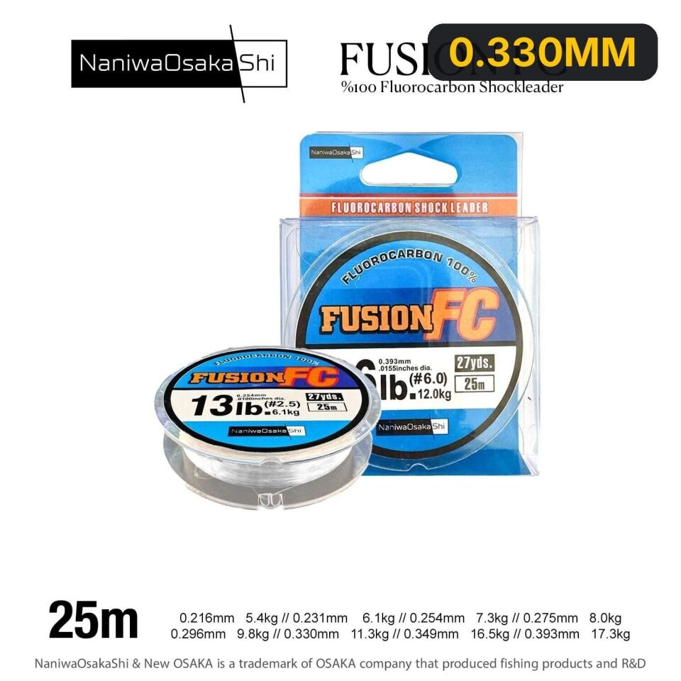 NaniwaOsakaShi Fusion SL 100% FC 25MT 0.330MM