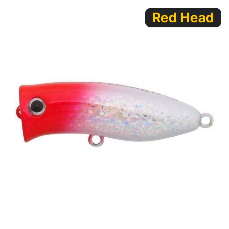 Hanfish Harp Popper 40mm 4gr Su Üstü Maket Yem Red Head