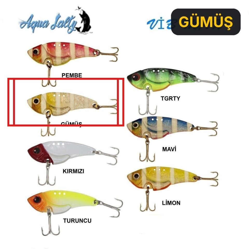 Vib Max Jig 20 gr GÜMÜŞ