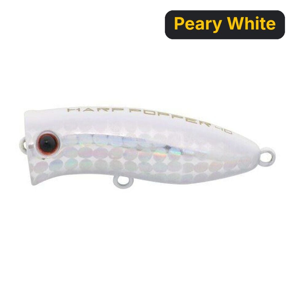 Hanfish Harp Popper 40mm 4gr Su Üstü Maket Yem Peary White