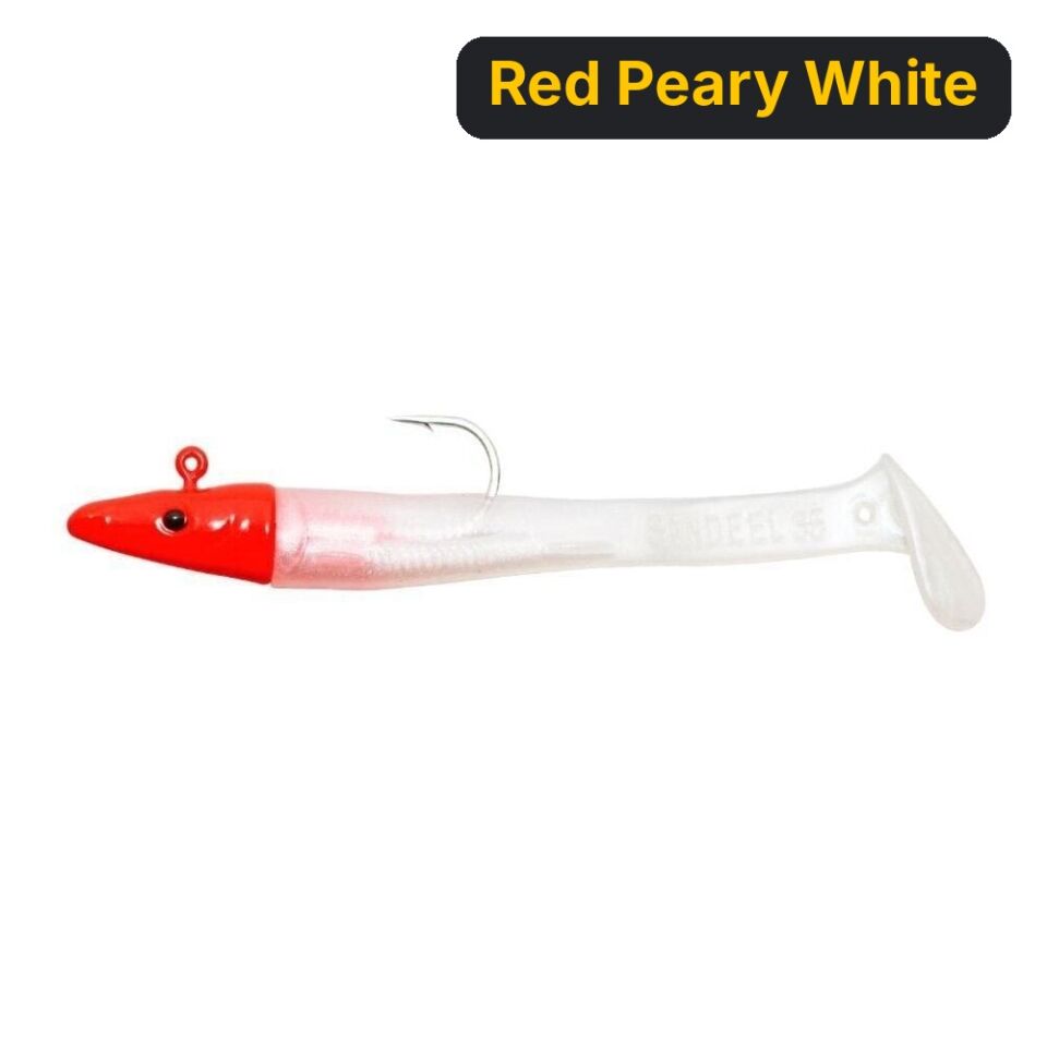 HanFish Sandeel 65 mm Silikon Yem Red Peary White