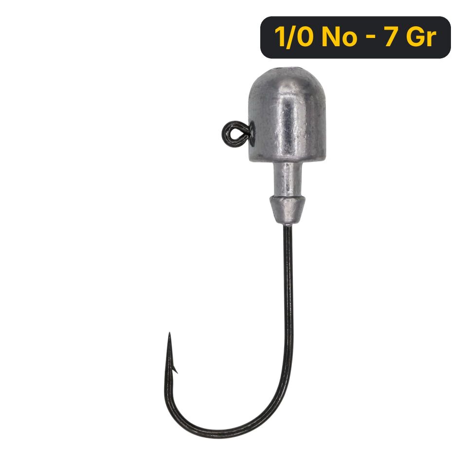 Fishcoin Bullet Jighead İğne 1/0 No - 7 Gr