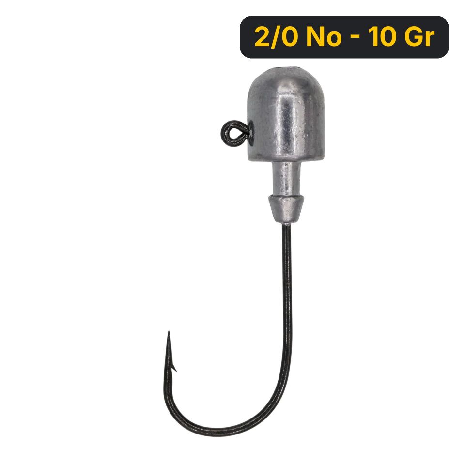 Fishcoin Bullet Jighead İğne 2/0 No - 10 Gr
