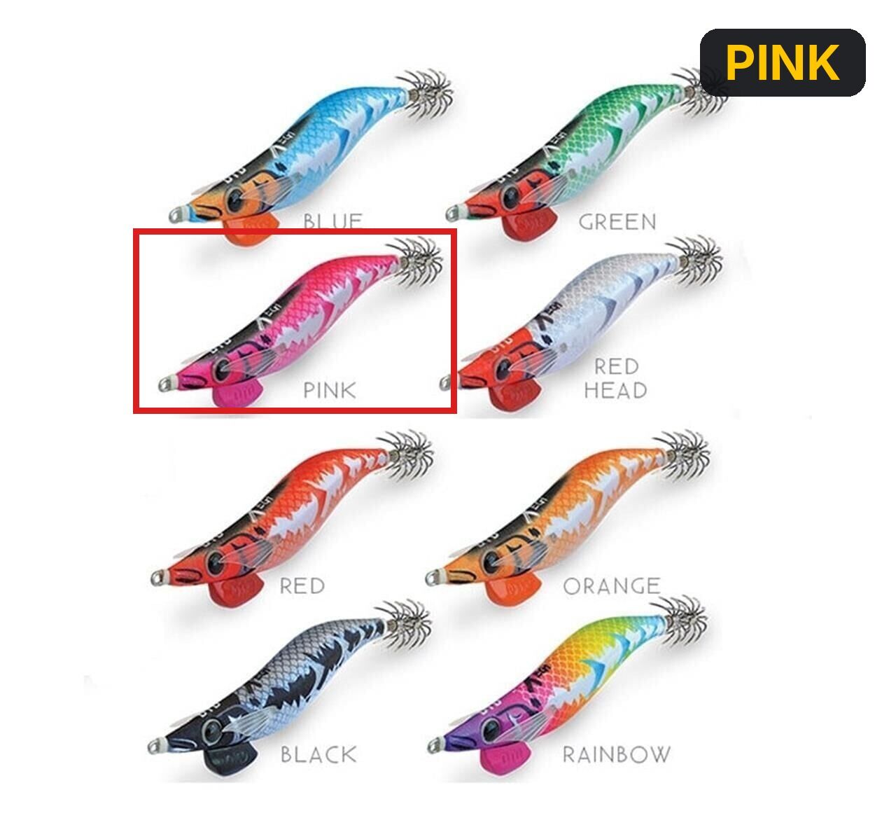 DTD X-Egi 3.0 Basic Sinking Speed 96 mm 16.2 gr Kalamar Zokası PINK