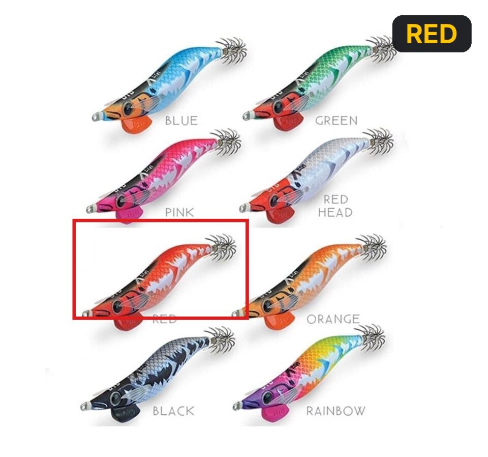 DTD X-Egi 3.0 Basic Sinking Speed 96 mm 16.2 gr Kalamar Zokası RED