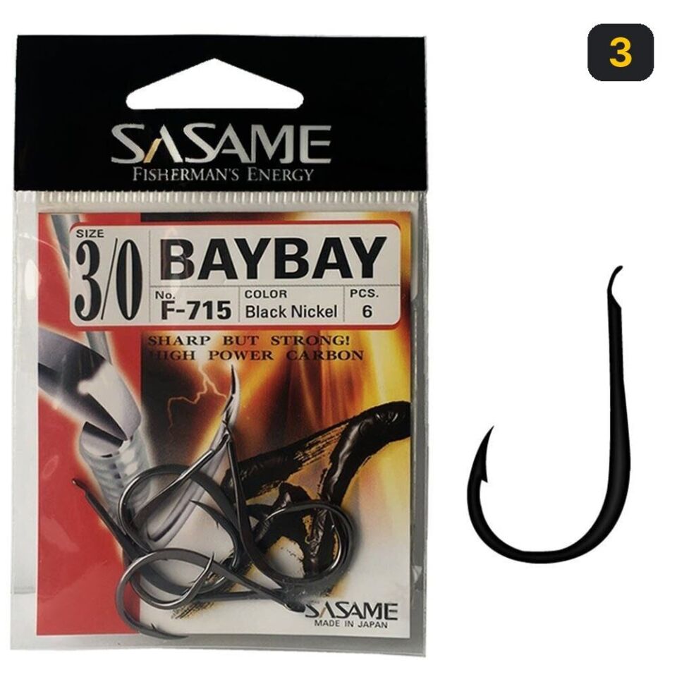 Sasame Bay Bay F-715 Serisi Olta İğnesi 3