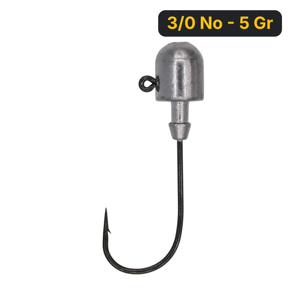 Fishcoin Bullet Jighead İğne 3/0 No - 5 Gr