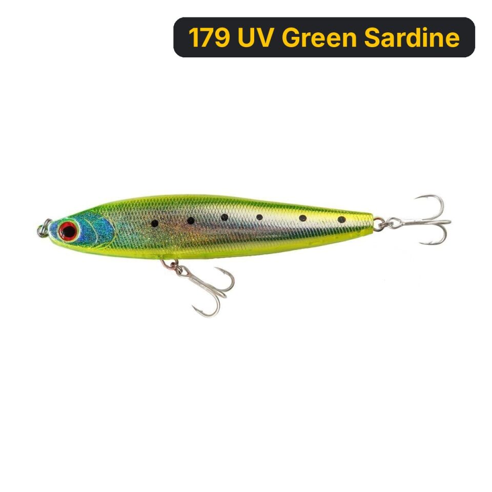 Fujin Cheetah 105F 19gr 10.5cm Maket Balık 179 UV Green Sardine