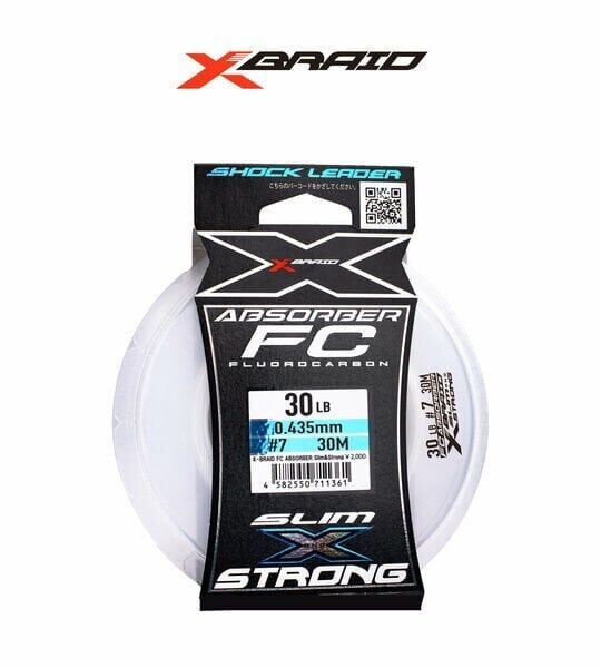 YGK X021 Absorber Slim&Strong 30M Fluorocarbon Misina