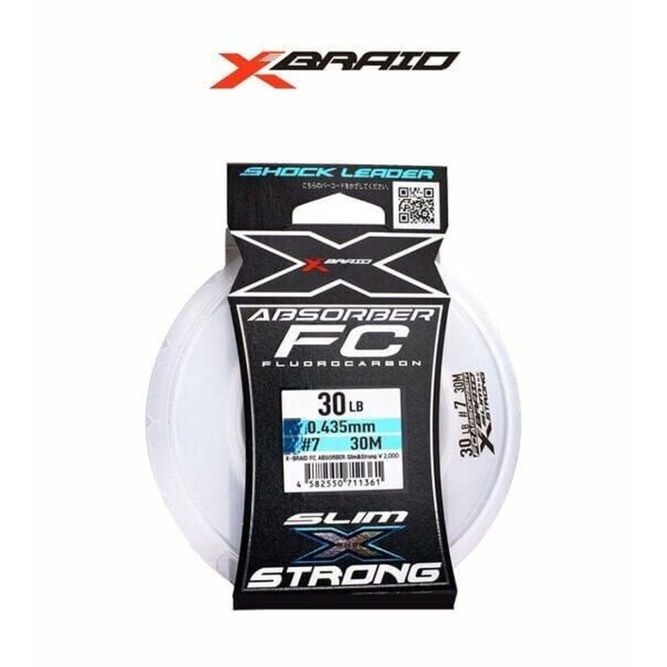 YGK X021 Absorber Slim&Strong 30M Fluorocarbon Misina