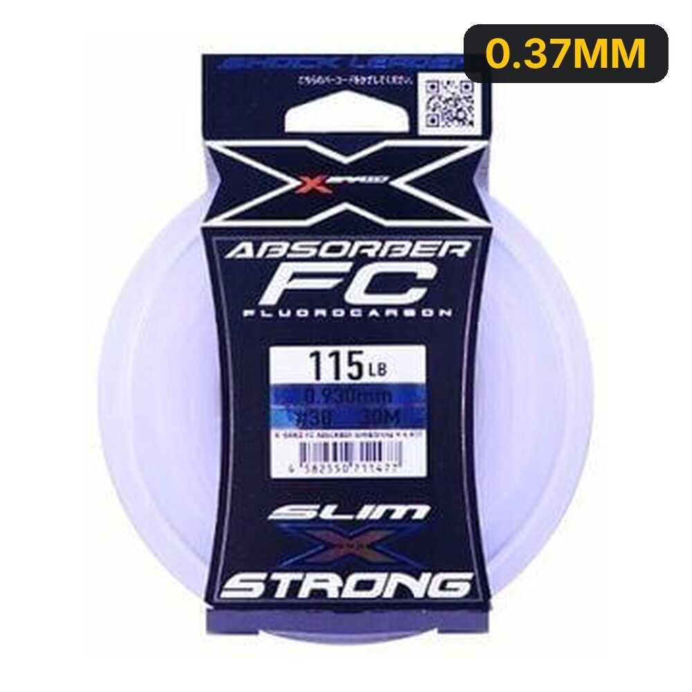 YGK X021 Absorber Slim&Strong 30M Fluorocarbon Misina 0.37MM