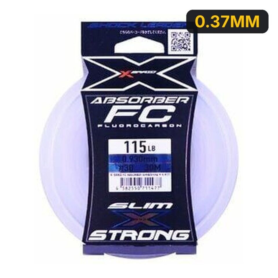 YGK X021 Absorber Slim&Strong 30M Fluorocarbon Misina 0.37MM