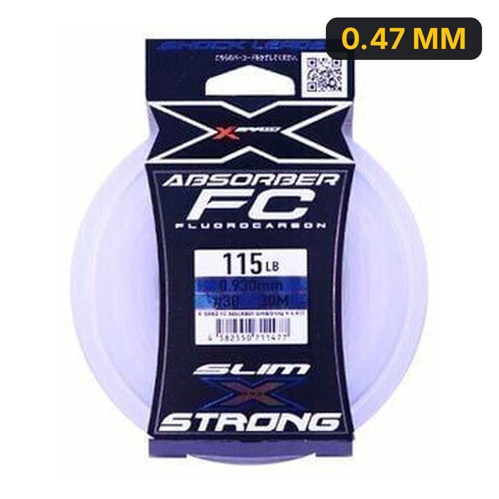 YGK X021 Absorber Slim&Strong 30M Fluorocarbon Misina 0.47 MM