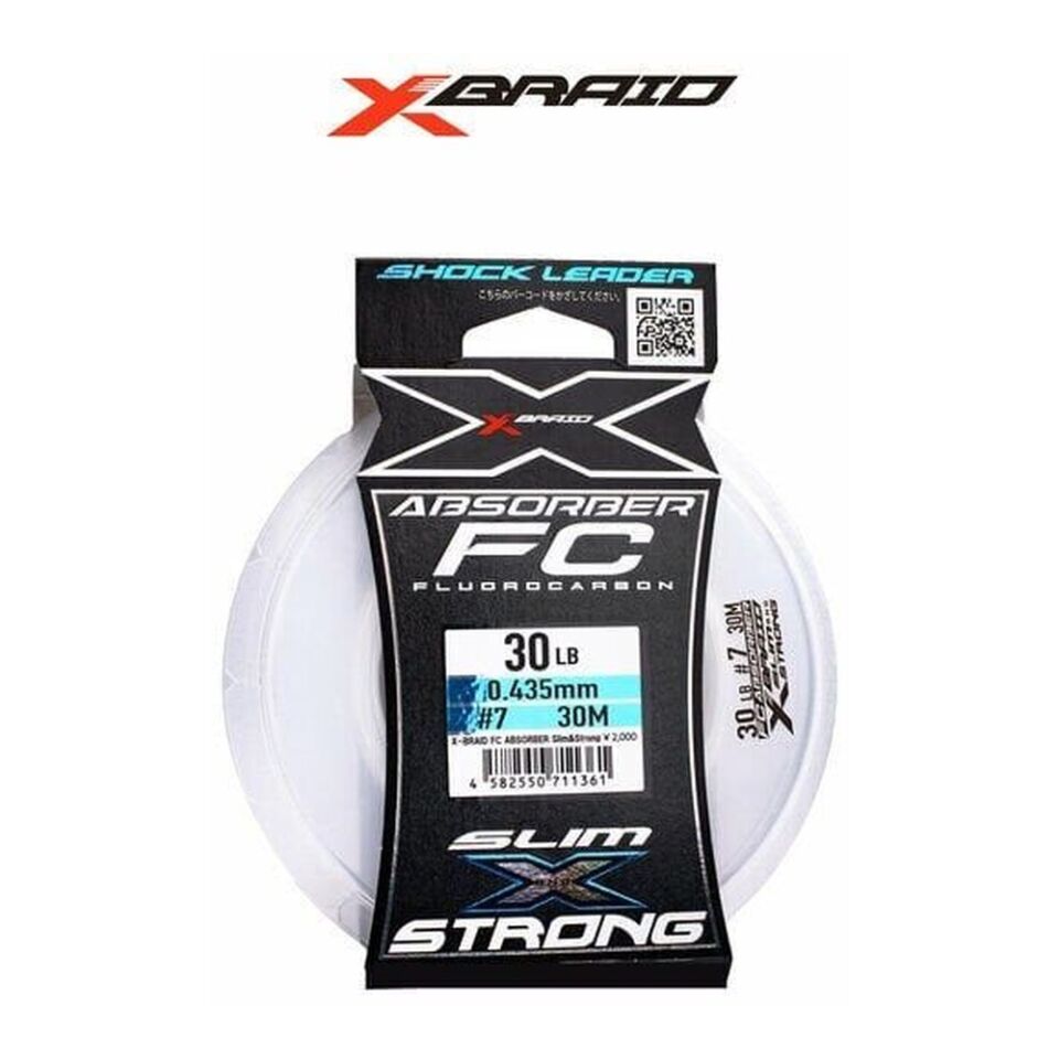 YGK X021 Absorber Slim&Strong 30M Fluorocarbon Misina 0.62 MM