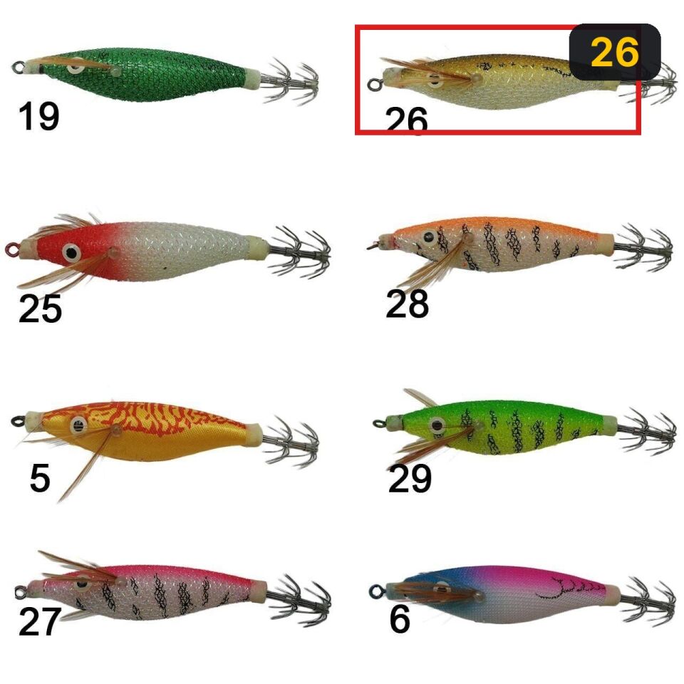Vanator Squid Jig Kalamar Zokası 80mm 9gr 26