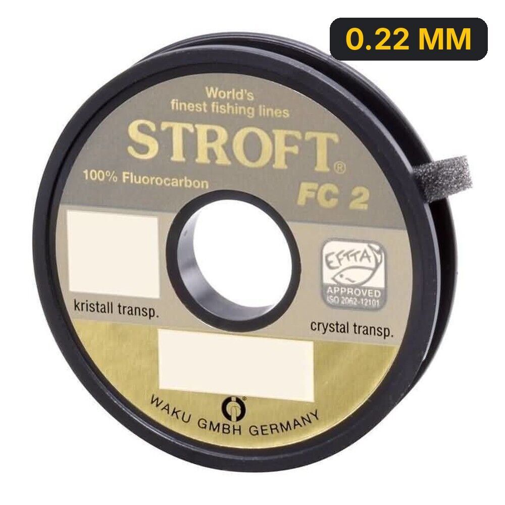 Stroft Fc2 50 Metre Fluorocarbon Misina 0.22 MM