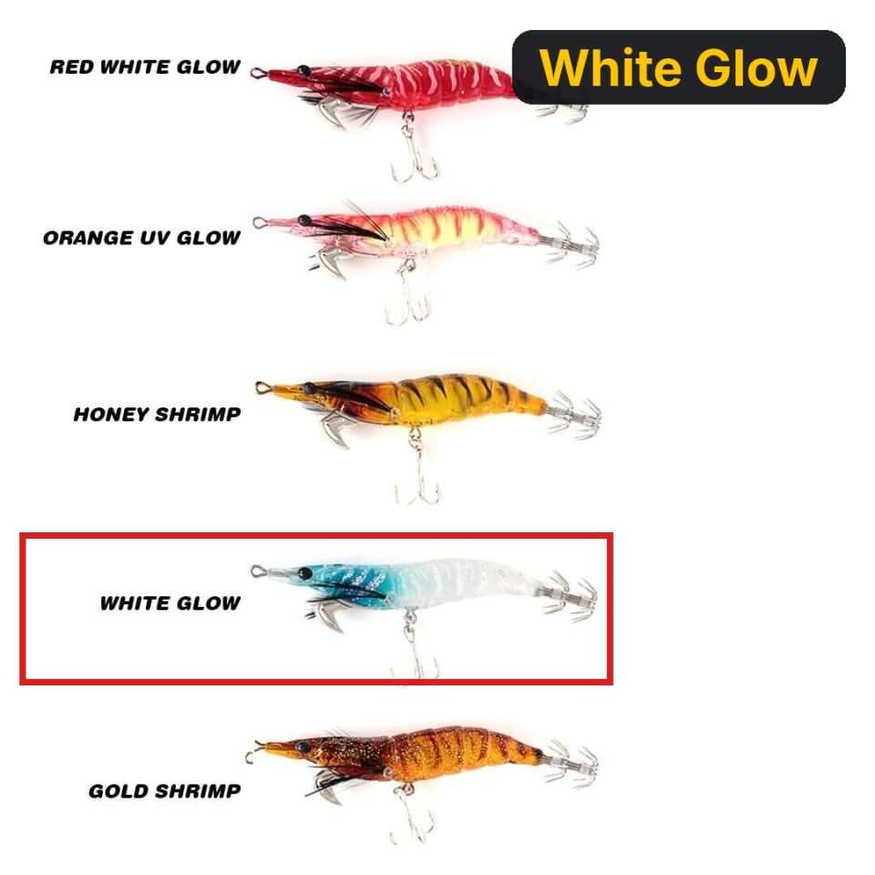 Ryuji Live Squid 9CM 10,5GR Kalamar Zokası White Glow