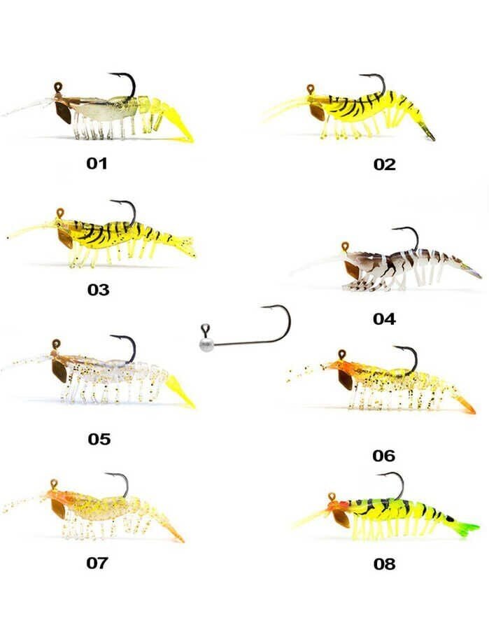Remixon Ayu Shrimp Silikon Karides 7.5cm 7.2gr