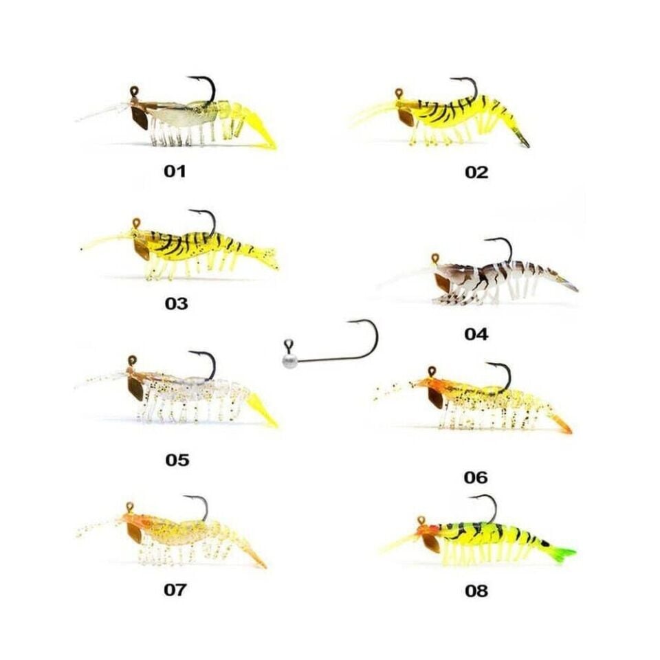 Remixon Ayu Shrimp Silikon Karides 7.5cm 7.2gr