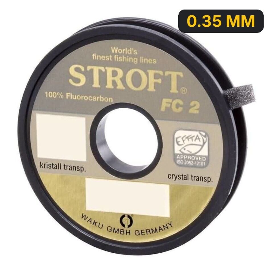 Stroft Fc2 50 Metre Fluorocarbon Misina 0.35 MM