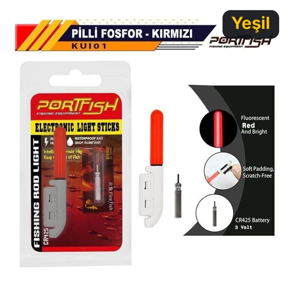 Portfish Pilli Fosfor Yeşil