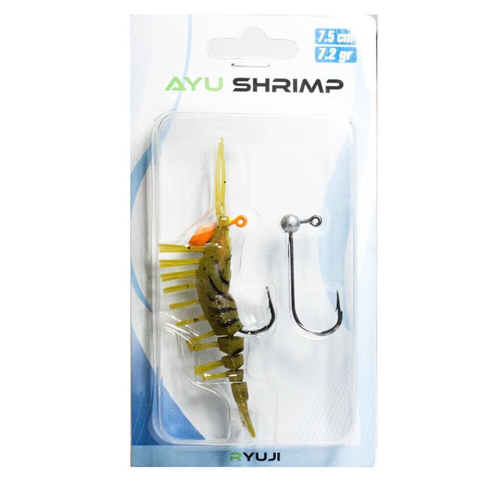 Ryuji Ayu Shrimp 7.5cm 7.2gr Karides Silikon Yem