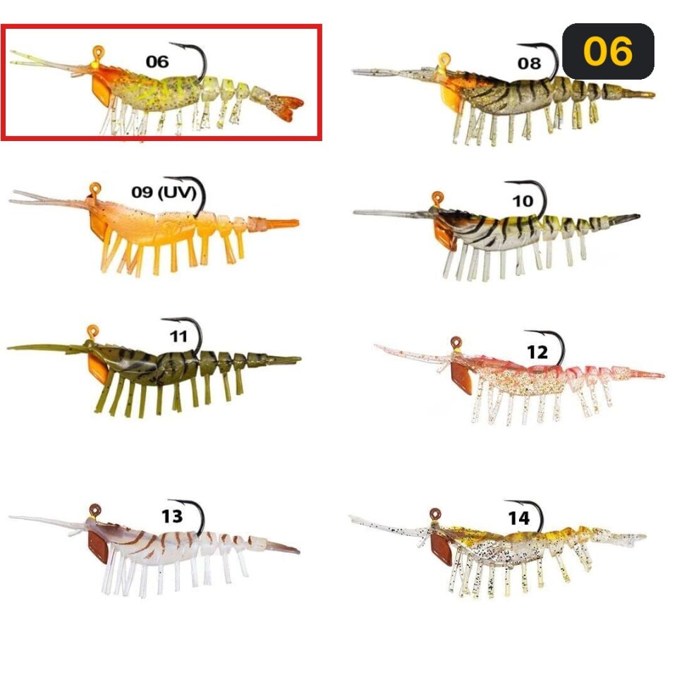 Ryuji Ayu Shrimp 7.5cm 7.2gr Karides Silikon Yem 06