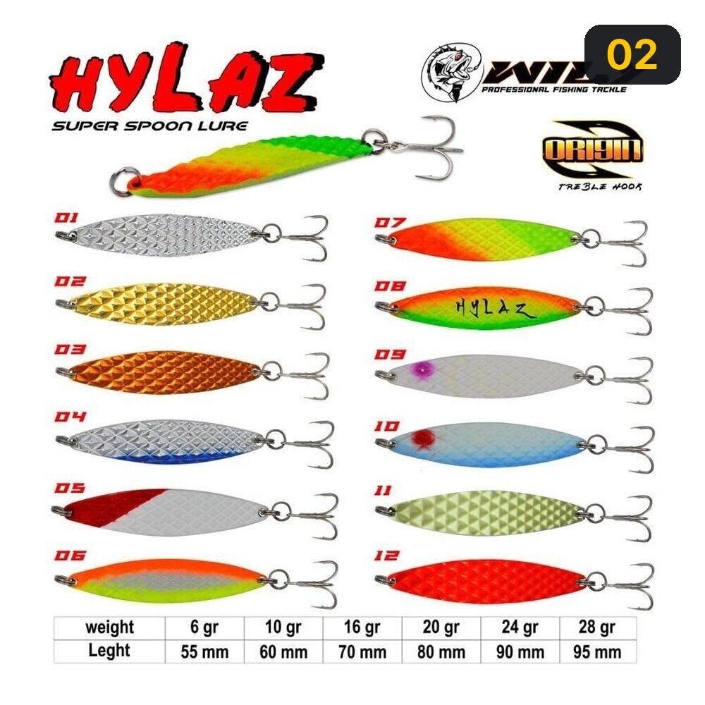 Wily Hylaz Kaşık 16 gr 70 mm - Hologramlı 02