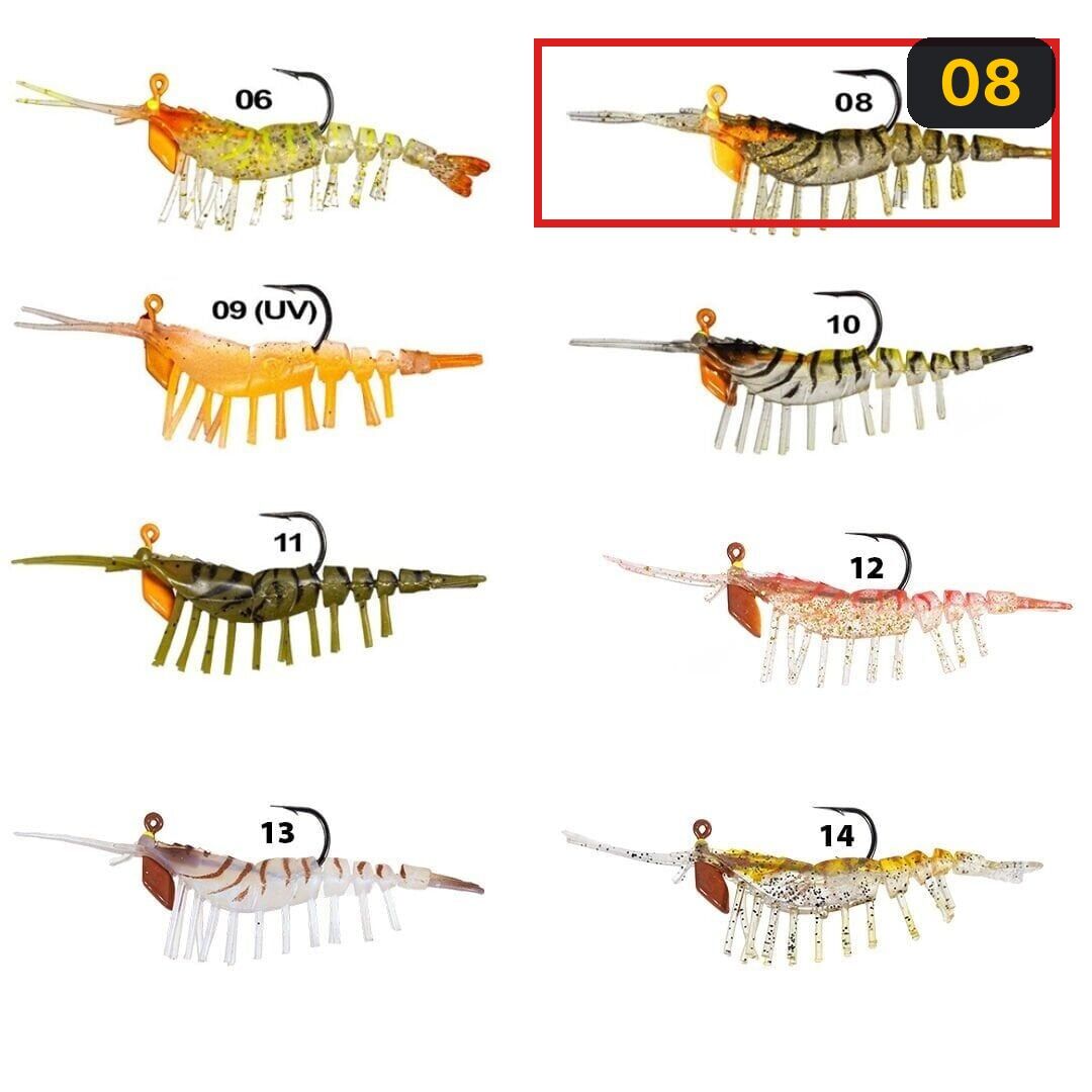 Ryuji Ayu Shrimp 7.5cm 7.2gr Karides Silikon Yem 08