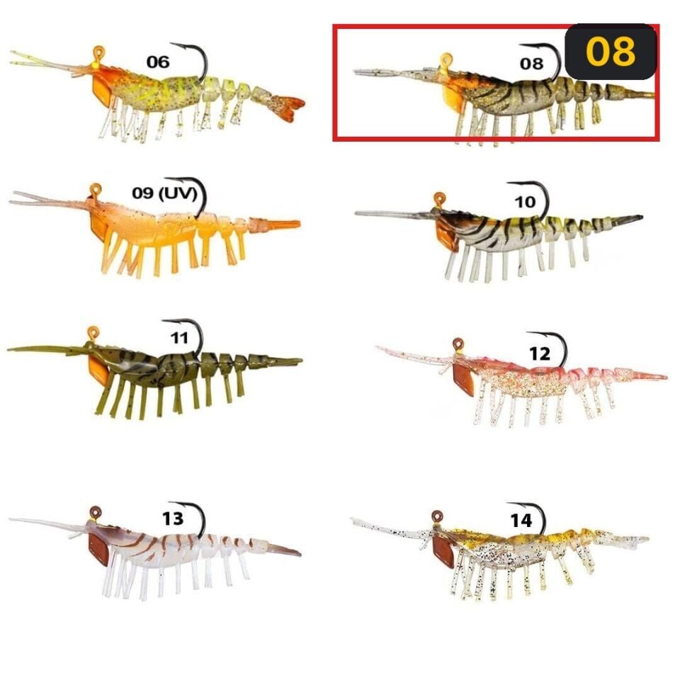 Ryuji Ayu Shrimp 7.5cm 7.2gr Karides Silikon Yem 08